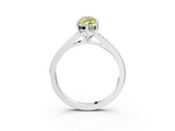 White gold Fancy Yellow Marquise  Solitaire Pavé Band with Four-Prong Setting_20