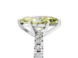 White gold Fancy Yellow Marquise  Solitaire Pave Diamond Engagement Ring with Four-Prong Setting_5