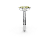 White gold Fancy Yellow Marquise  Solitaire Pave Split Shank Engagement Ring with Six-Prong Setting_2