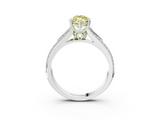 White gold Fancy Yellow Marquise  Solitaire Pave Split Shank Engagement Ring with Six-Prong Setting_3
