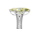 White gold Fancy Yellow Marquise  Solitaire Pave Split Shank Engagement Ring with Six-Prong Setting_5