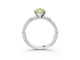 White gold Fancy Yellow Marquise  Solitaire Twisted Band Prong Set Engagement Ring_67