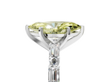 White gold Fancy Yellow Marquise  Solitaire with Side Baguettes and Channel Set Band_5