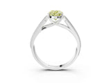 White gold Fancy Yellow Oval Cut Cut Pave Split Shank Engagement Ring with Four-Prong Setting_15