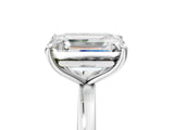 White gold Fancy Yellow Oval  and Emerald Cut Toi Moi Ring with Prong Setting_69