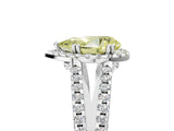 White gold Fancy Yellow Pear Cut Diamond Halo Split Shank Engagement Ring_56