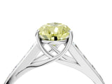 White gold Fancy Yellow Pear  Solitaire Channel-Set Diamond Engagement Ring with Four-Prong Setting_36