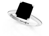 White gold Fancy Yellow Radiant Cut Diamond Solitaire Engagement Ring with Classic Band and Four-Prong Setting_117
