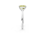 White gold Fancy Yellow Radiant Cut Solitaire Diamond Ring with Six-Prong Setting and Classic Band_38