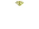 White gold Fancy Yellow Round  Cut Diamond Ring with Baguette Side Stones, Channel Set Band, and Four-Prong Setting_15