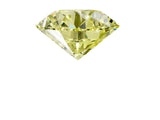 White gold Fancy Yellow Round  Cut Diamond Ring with Baguette Side Stones, Channel Set Band, and Four-Prong Setting_16