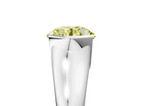 White gold Fancy Yellow Round Cut Solitaire Tension Set Diamond Ring with Split Shank Band_29