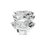 White gold Five Stone Marquise Diamond Prong Set White Gold Band_24
