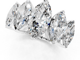White gold Five-Stone Marquise Diamond Prong Set White Gold Band_30