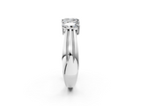 White gold Five-Stone Marquise Diamond Split Shank Ring with Shared Prong Setting_31