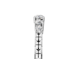 White gold Five-Stone Round Cut Diamond Prong Set Eternity Band_17