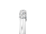 White gold Five-Stone Round Diamond Channel Set Band with Shared Prong Setting_17