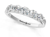 White gold Five-Stone Round Diamond Prong-Set Band_53
