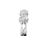 White gold Five-Stone Round Diamond Prong-Set Band_57