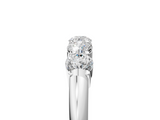 White gold Five-Stone Round Diamond Prong Set Half-Eternity Band_34
