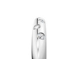 White gold Flush Set Round Diamond Comfort Fit Band_85