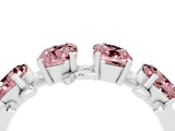 White gold Four-Stone Elongated Cushion Morganite Band with Nature-Inspired Prong Setting_10