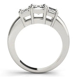 White gold Four-Stone Pear Cut Diamond Ring with Prong Setting 1