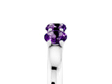 White gold Four-Stone Round Amethyst Prong-Set Band_23