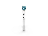 White gold Four-Stone Round Blue Topaz Prong-Set Band_20