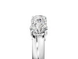 White gold Four-Stone Round Cut Diamond Prong-Set White Gold Band_17