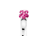 White gold Four-Stone Round Pink Sapphire Prong-Set Band_23