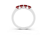 White gold Four-Stone Round Ruby Prong-Set Band_21