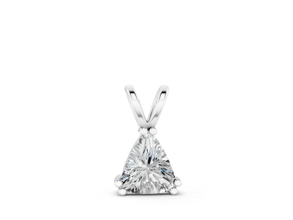 Silver Gold Wire Wrapped Calf Crystal Pendant