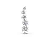 White gold Graduated Round Diamond Prong Set Pendant_6