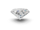 White gold Heart Brilliant Solitaire with Pavé Band and Claw Prong Setting_10