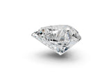 White gold Heart Brilliant Solitaire with Pavé Band and Claw Prong Setting_9