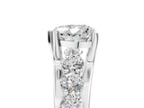 White gold Heart Brilliant Solitaire with Side Stones on a Pave Band and Four-Prong Setting_51