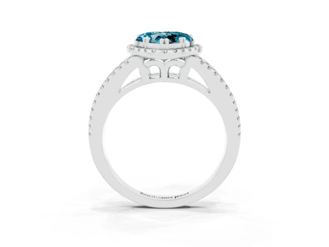 White gold Heart Cut Blue Topaz Halo Split Shank Engagement Ring_15
