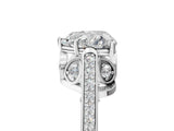 White gold Heart Cut Cathedral Pave Diamond Engagement Ring with Six-Prong Setting_58