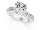 White gold Heart Cut Cut Channel Set Diamond Engagement Ring with Four-Prong Setting_13