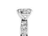 White gold Heart Cut Cut Channel Set Diamond Engagement Ring with Four-Prong Setting_17