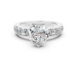 White gold Heart Cut Cut Channel Set Diamond Engagement Ring with Four-Prong Setting_24