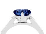 White gold Heart Cut Cut Channel Set Solitaire Engagement Ring with Four-Prong Setting_4
