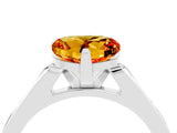 White gold Heart Cut Cut Channel Set Solitaire Engagement Ring with Four-Prong Setting_4