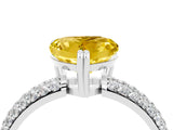 White gold Heart Cut Cut Diamond Milgrain Marquise Band with Prong Setting_4