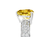 White gold Heart Cut Cut Diamond Milgrain Marquise Band with Prong Setting_5