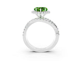 White gold Heart Cut Cut Halo Split Shank Prong Setting Ring_15