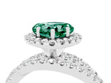 White gold Heart Cut Cut Halo Split Shank Prong Setting Ring_16
