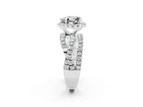 White gold Heart Cut Cut Halo Split Shank Prong Setting Ring_26