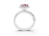 White gold Heart Cut Cut Halo Split Shank Prong Setting Ring_27